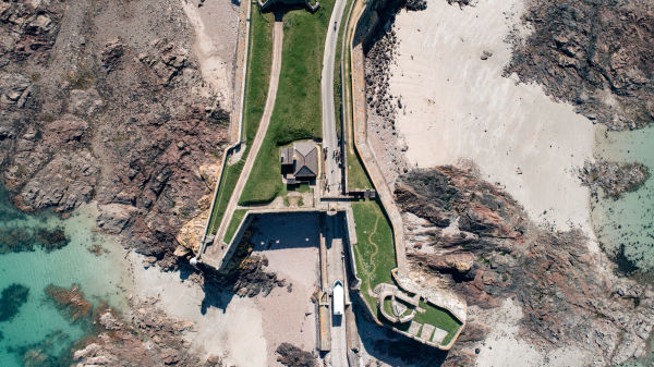 Château Elizabeth vu du ciel