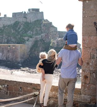 A family day out at Elizabeth Castle