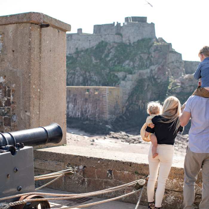A family day out at Elizabeth Castle