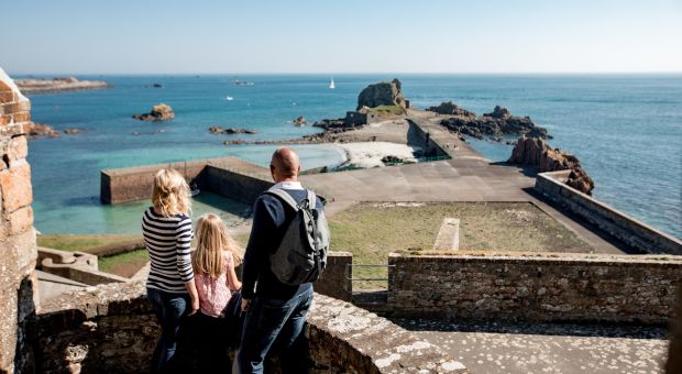 Elizabeth Castle - family visit