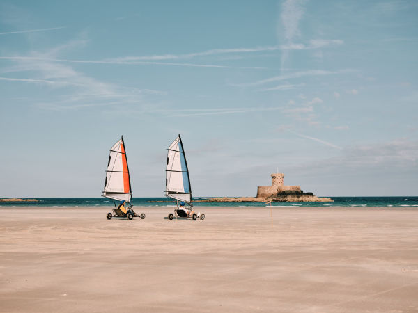 blokarting in St Ouen
