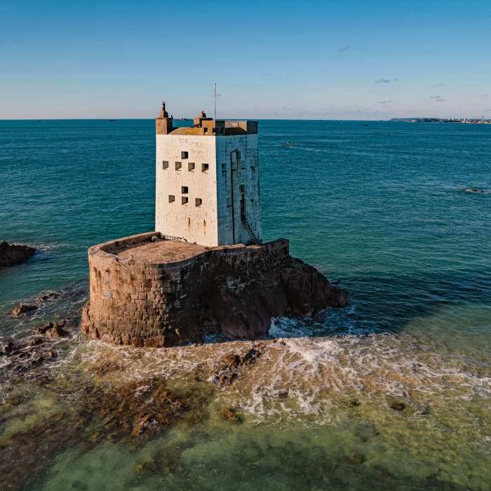 Historic fort in the middle of the sea