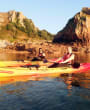 sunset kayak tour at Ouaisne bay