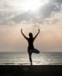 Yoga on the beach