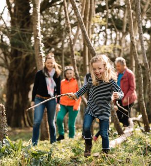 A family walking in in Jersey