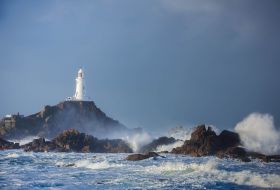 Corbiere lightouse on Jersey