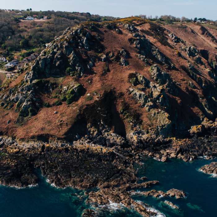 The north coast of Jersey