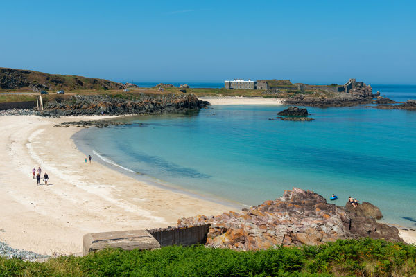 Corblets and Arch, two beaches in Alderney