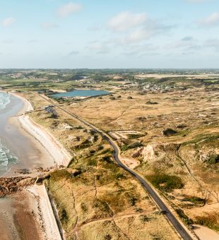 Aerial view of St. Ouen
