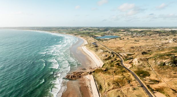 Aerial view of St. Ouen