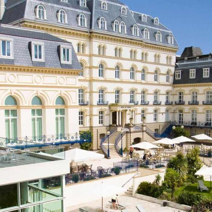 View of the Hotel de France exterior