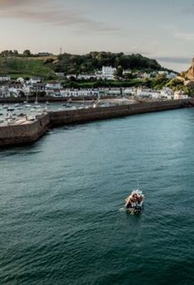 Castle surrounded by sea